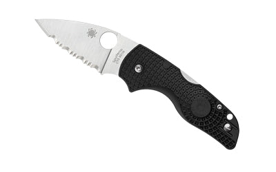 Spyderco Lil Native Lightweight Knife, Back Lock, Black FRN, BD1N Steel, 2.43" SpyderEdge Blade C230SBK