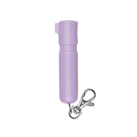 Sabre Lavender Mighty Discreet Pepper Spray with Keychain Snap Clip