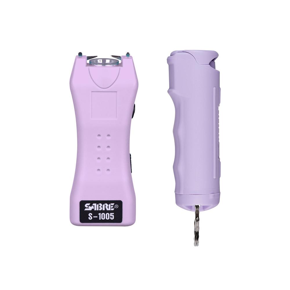 Sabre Purple Multi-Range Protection Pack Pepper Spray and Stun Gun