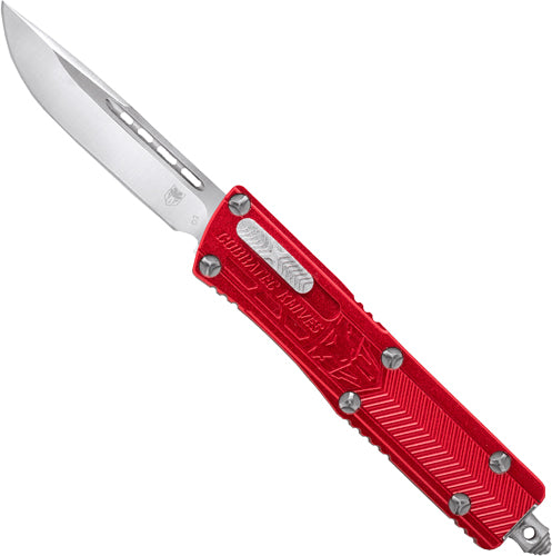 CobraTec Small OTF Sidewinder Red Drop Point 2.5" Knife