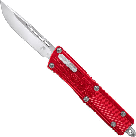 CobraTec Small OTF Sidewinder Red Drop Point 2.5" Knife