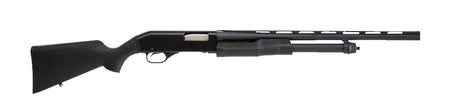Stevens 22437 320 Field Compact 20 Gauge Pump 3" 5+1 22" Matte Black Vent Rib Barrel, Matte Black Aluminum Receiver, Fixed Matte Black Synthetic Stock, Ambidextrous