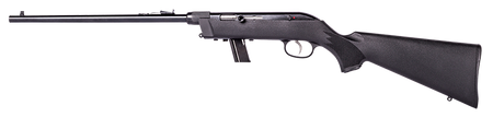 Savage Arms 40210 64 Takedown Full Size 22 LR 10+1 16.50" Black Satin Sporter Barrel, Satin Black Drilled & Tapped Carbon Steel Receiver, Matte Black Fixed Synthetic Stock, Left Hand