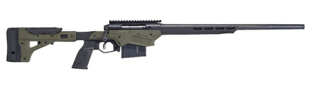 Savage Arms 57552 Axis II Precision 6.5 Creedmoor 10+1 22", Matte Black Barrel/Rec, OD Green Adjustable MDT Aluminum Chassis, Polymer Grip