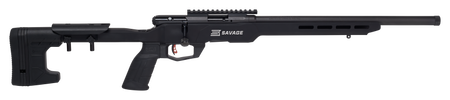 Savage Arms 70248 B Series Precision Full Size 22 LR 10+1 18" Matte Black Heavy Threaded Barrel, Matte Black Picatinny Rail Carbon Steel Receiver, Matte Black MDT ACC Chassis Aluminum Stock, Black Pol