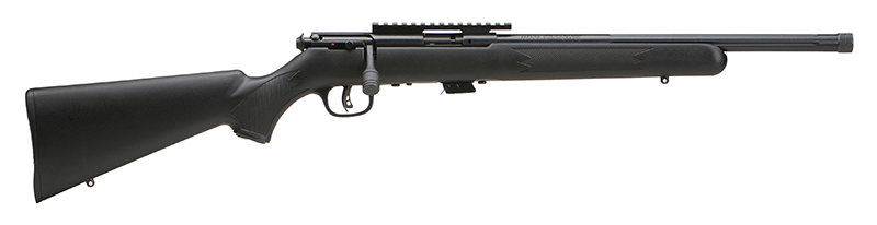 Savage Arms 28702 Mark II FV-SR Full Size 22 LR 5+1 16.50" Matte Black Fluted Threaded Barrel, Matte Black Picatinny Rail Carbon Steel Receiver, Matte Black Fixed Synthetic Stock, Right Hand