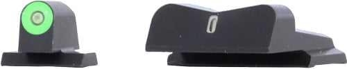 S&W M&P Shield Plus/OR XS DXT2 Pro Green Std Height Sight Set