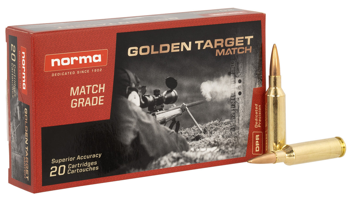 NORMA GOLDEN TARGET MATCH 6MM CREEDMOOR 107GR