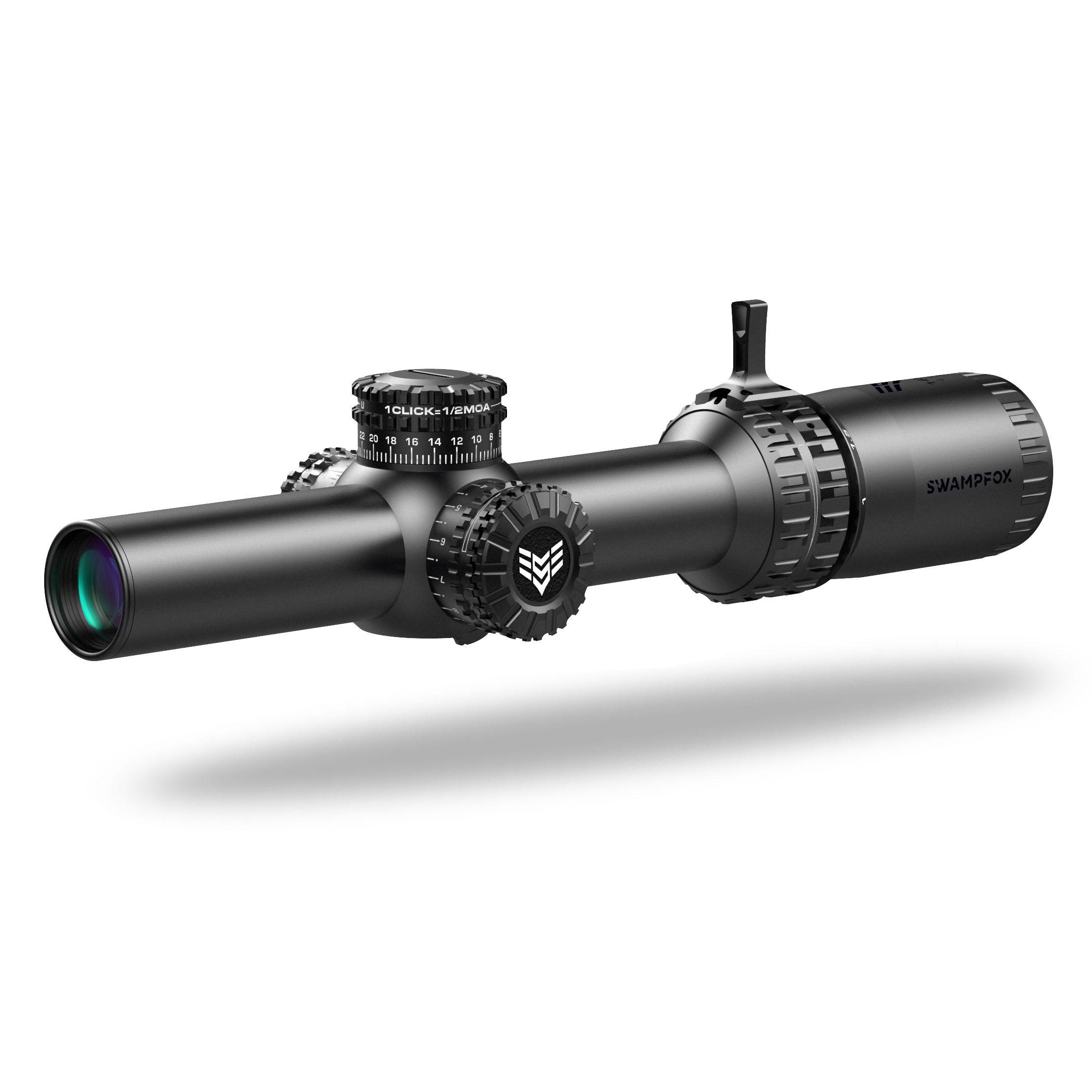 Swampfox Optics Arrowhead 1-8x24mm Guerrilla Dot MIL