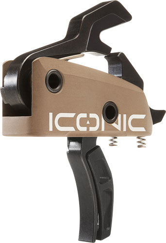 RISE Armament Iconic AR-15 2-Stage Trigger Flat Dark Earth w/Pins
