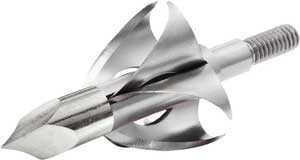 Flying Arrow Toxic Silver Broadhead 100gr 7/8" Cutting Diameter 3-Pack