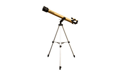 Tasco LUMINOVA 60X800mm Refractor Telescope Gold Matte Finish Includes Barlow Lens and Moon Filter 40060660