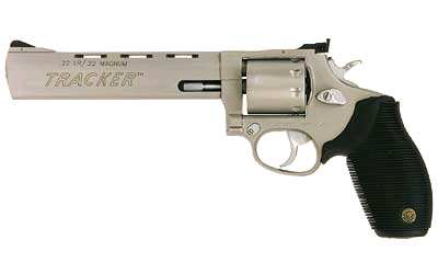 Taurus 2992069 Tracker 992 22 LR or 22 WMR 9rd 6.50" Vent Rib Barrel, Overall Matte Finish Stainless Steel & Black Ribber Grip Includes Cylinder