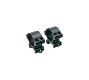 Tasco 1" High Matte Weaver-Style Angle-Loc Detachable Aluminum Scope Rings