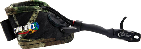 TRU Ball Bandit Dual Jaw Rope Connect Archery Release Velcro Black