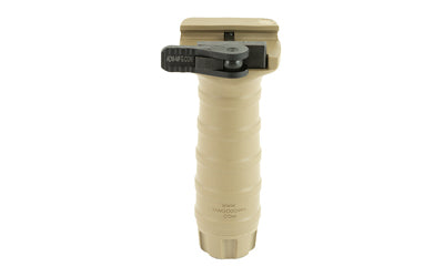 TangoDown QD Vertical Grip with Throw Lever, Fits Picatinny Rails, Desert Tan