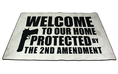 TekMat TEK-42-2AMENDMENT-U 2nd Amendment Statement Door Mat, Black, 25"x42"