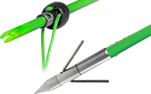 TRUGLO Bowfishing Speed Shot Arrow Lunker Point Slide Included