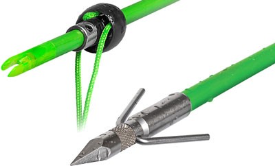 TRUGLO Bowfishing Speed Shot Arrow Standard Point Slide Included
