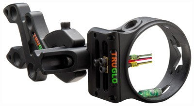 TruGlo Storm CNC Machined 3-Pin .019 Bow Sight Black