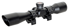 TRUGLO TRU-BRITE 4X32MM SCOPE TACTICAL MIL-DOT W/RINGS BLACK