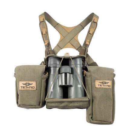 Tethrd Hybrid Bino Harness with MOLLE Accessory Platform