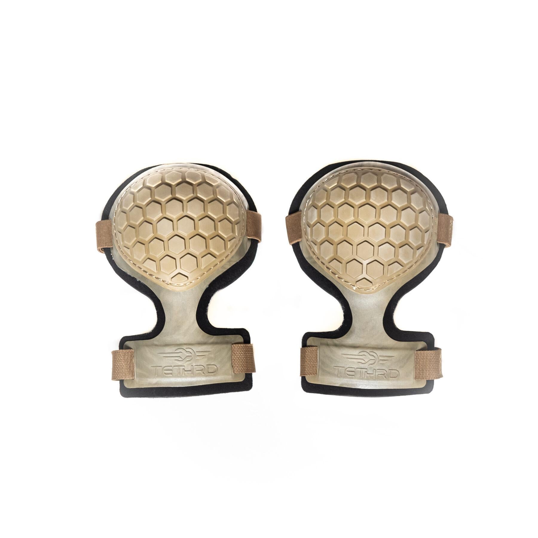 Tethrd Tan Knee Pads for Saddle Hunters