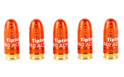 Tipton 337377 Snap Caps, .380 ACP, Translucent Red, Pack of 5