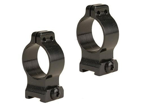 Talley Detachable Screw-Lock 30mm High Scope Rings - Black Satin Finish