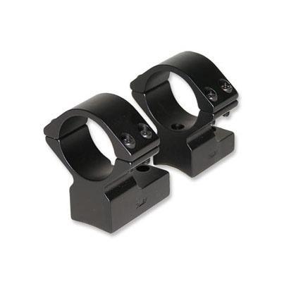Talley Black Anodized 1" High Scope Mounts - Weatherby Accumark Magnum Mark V (9 LUG)