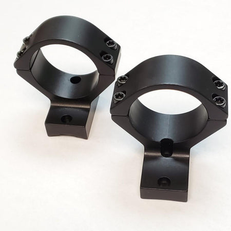 Talley CZ 600 Lux and Range 1" High Extended Black Scope Mounts 2-Pack