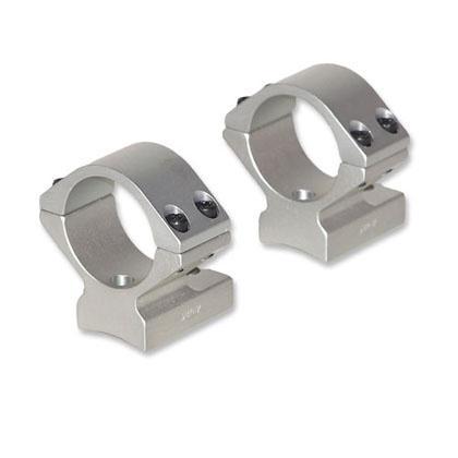 Talley 1" Low Silver Alloy Scope Mount Combo for Savage w/Accutrigger Stevens 200