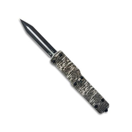 Templar Knife Premium Zinc Weighted Large Dagger Knife Mossy Oak Bottomland 3.55" D2 Blade