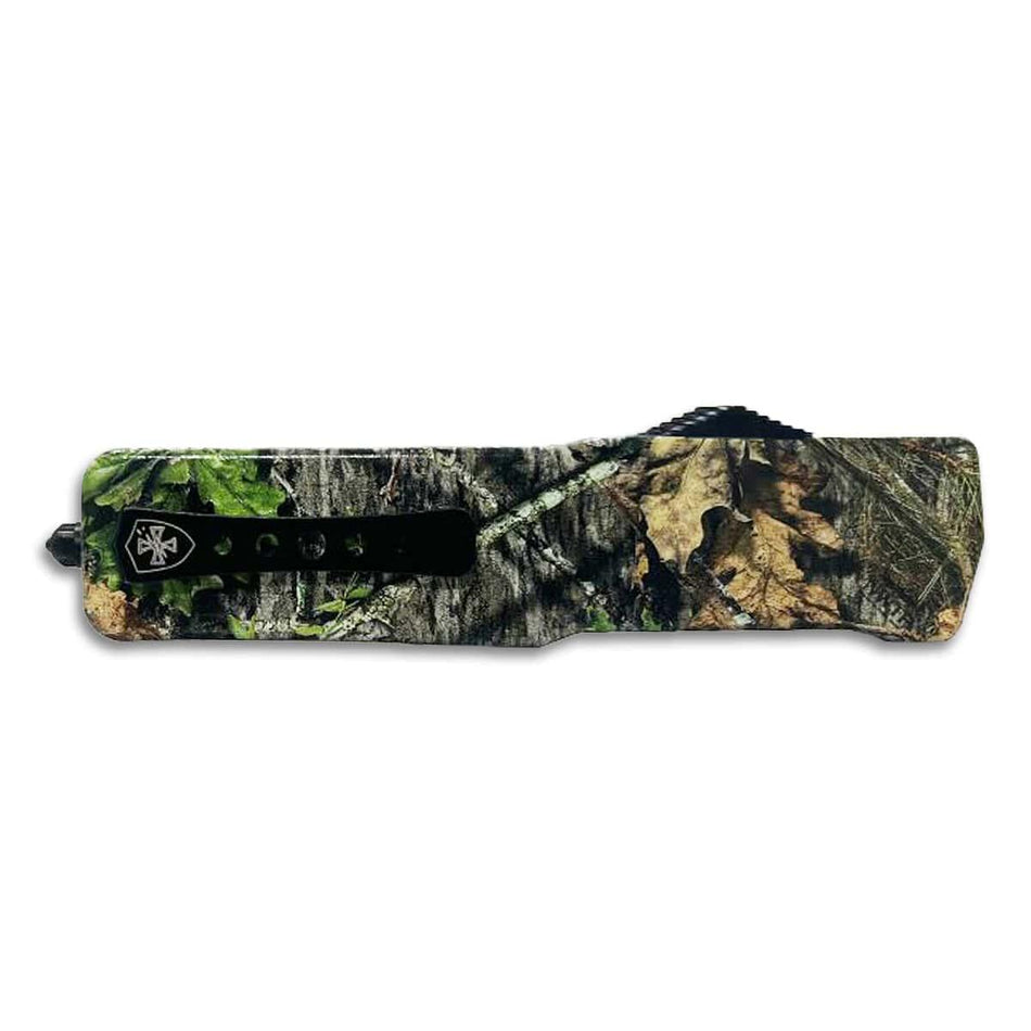 Templar Knife Premium Weighted Large Folding Dagger 3-1/2" D2 Mossy Oak Obsession
