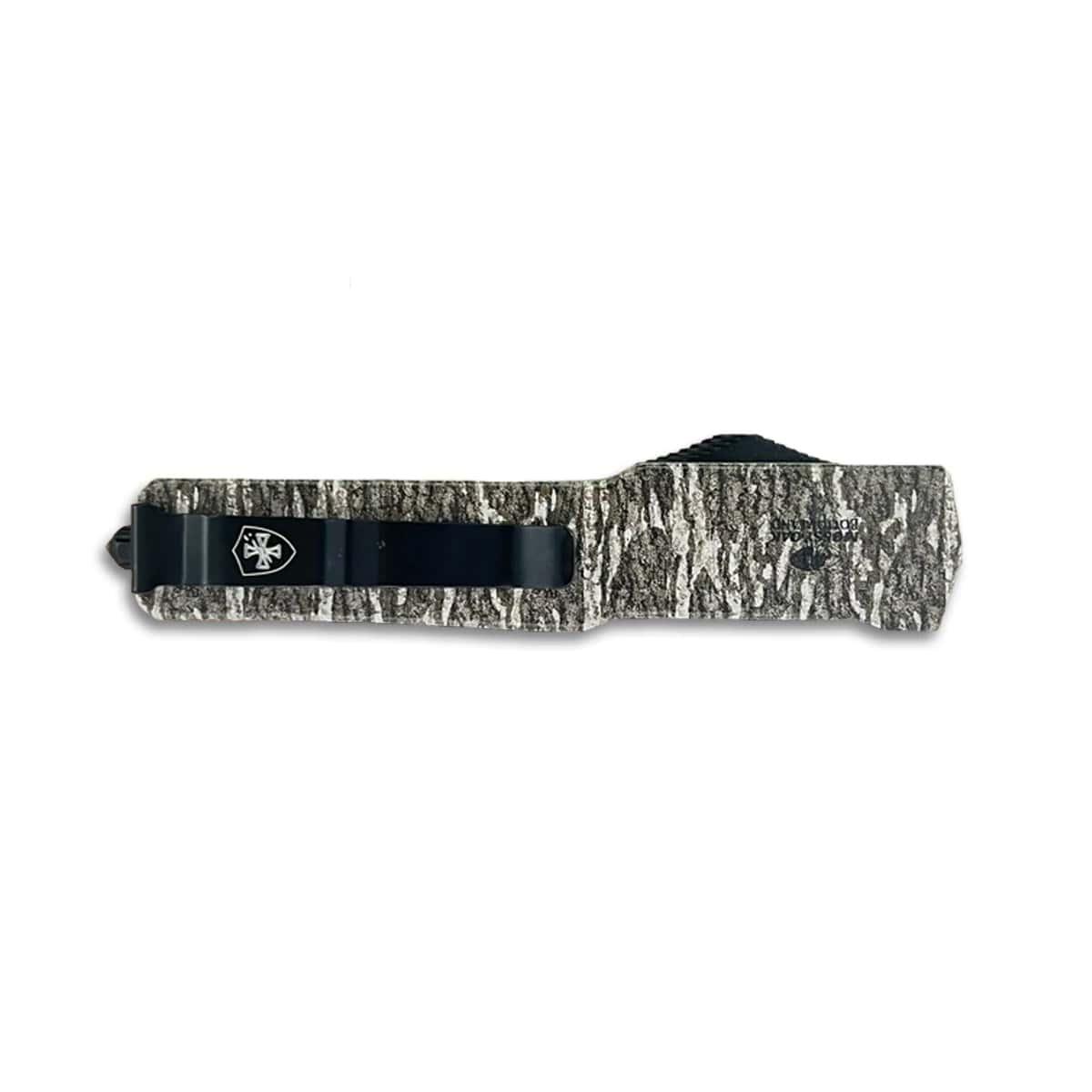 Templar Knife Small Weighted D2 Tanto Blade Pocket Knife Mossy Oak Bottomland