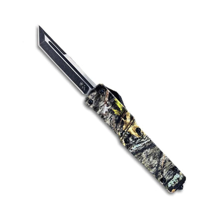 Templar Premium Weighted Small Folding Knife Tanto 3" D2 Mossy Oak Obsession
