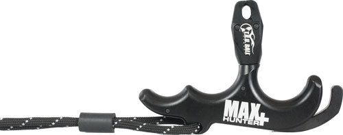 TRU Ball MaxHunter+ Hand Held 3-Finger Thumb Release Aid - Black