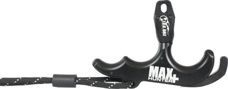 TRU Ball MaxHunter+ Hand Held 3-Finger Thumb Release Aid - Black