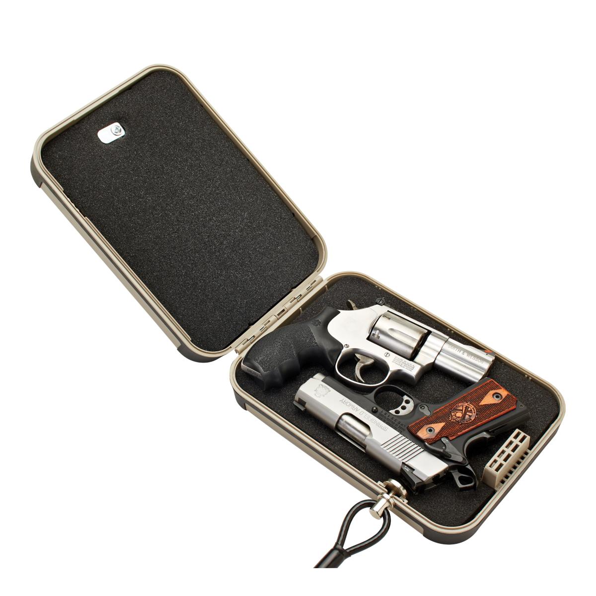 Snapsafe TrekLite XL Polycarbonate Lock Box TSA Approved - FDE