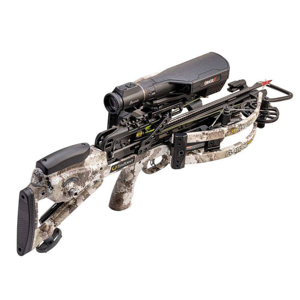 TenPoint Flatline 460 Oracle Reverse-Draw Crossbow ACUslide 460 FPS Burris Oracle Scope