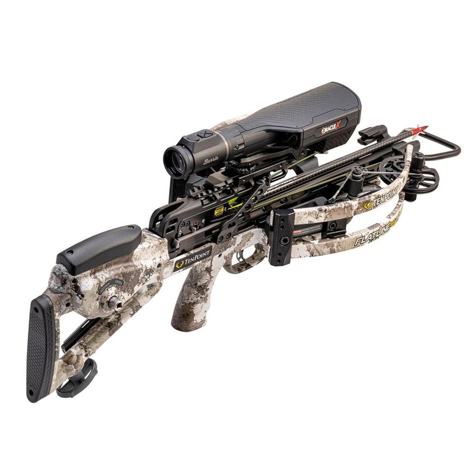 TenPoint Flatline 460 Oracle Reverse-Draw Crossbow ACUslide 460 FPS Burris Oracle Scope