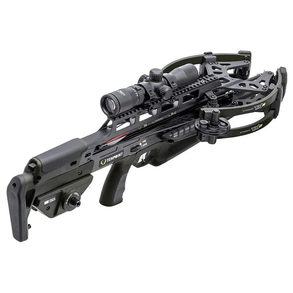 Tenpoint TRX 26 460 FPS Reverse-Draw Crossbow RangeMaster Scope Black
