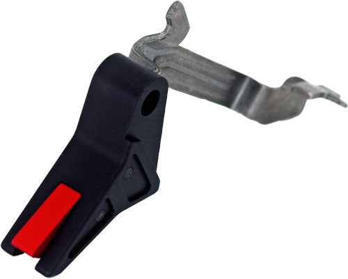 True Precision Glock 43 43X 48 Flat Face Trigger Black Red Safety