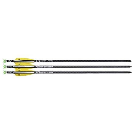 TenPoint EVO-X CenterPunch Alpha-Blaze Carbon Arrows 20 Inch Lighted 3 Pack