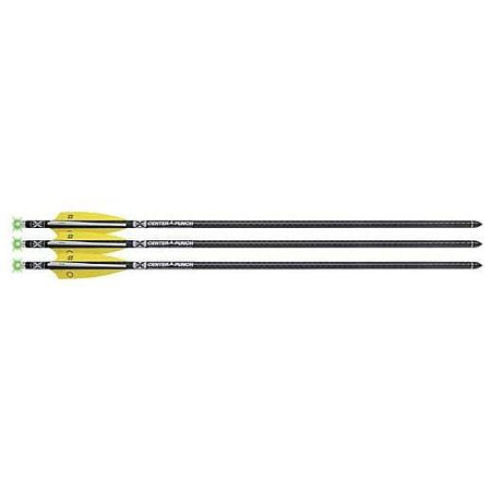 TenPoint EVO-X CenterPunch Alpha-Blaze Carbon Arrows 20 Inch Lighted 3 Pack