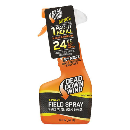 Dead Down Wind 3D+ Scent Elimination Field Spray & Pac-It Combo 64 oz