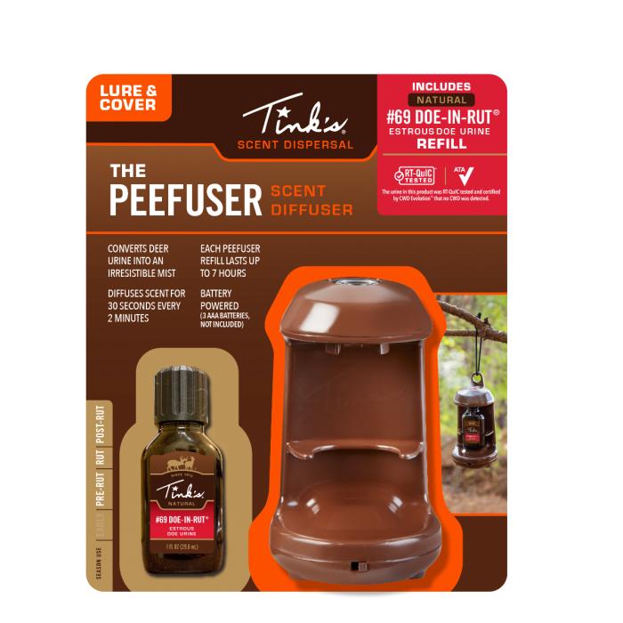 Tink's PeeFuser Unit and #69 Natural Scent Refill Deer Hunting Attractant