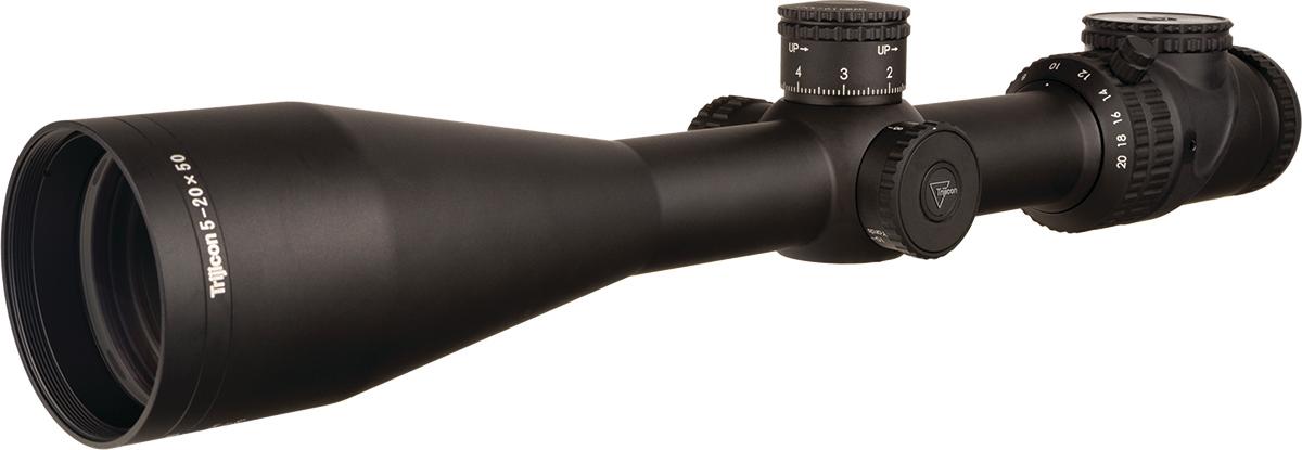Trijicon AccuPoint 5-20x50mm MRAD Ranging Crosshair w/ Green Dot Riflescope