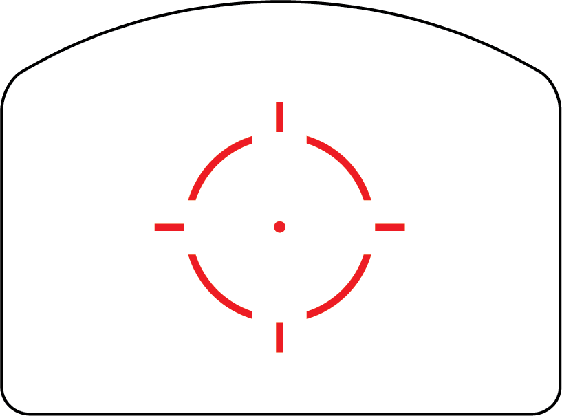 Trijicon RMR HD 1 MOA Red Dot with 55 MOA Circle Reticle