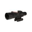 Trijicon Compact ACOG 3x30 Rifle Scope Red Chevron 7.62x51mm/175gr. Illuminated Black w/ Mount